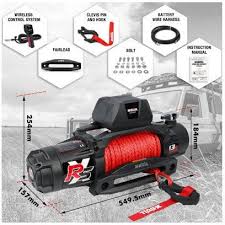 RD-13S - Winch 13000lb, Dual-Speed with Synthetic Rope