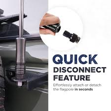 Ravon Off Road 9ft Red Flag Pole (Adventure Series)