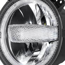 9" 120W DOT Approved LED Headlights with Halo Ring DRL & High Low Beam