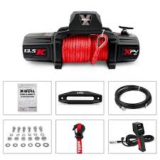 PV-13.5S Winch 13500lb with Synthetic Rope