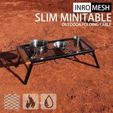 Outdoor Anti-scalding Wooden Handle Camping Barbecue table