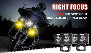 LED Dual Color Spot Light with High and Low Beam – Versatile Lighting for Off-Road
