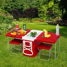 Mini Picnic Table With Cooler ZZE1135