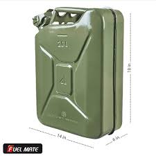 Green Jerry Can Fuel 20L