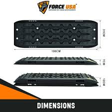 Force Usa Black Recovery Track Board