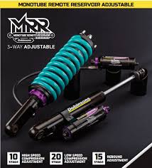 Dobinsons MRA 3-WAY Adjustable Rear Shocks for Mitsubishi Pajero 2000+