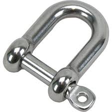 D Shackle Stainless Steel 8mm