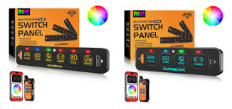 AS-600 RGB Slim Switch Panel with APP & Remote Control