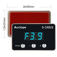 Acclope 9-Drive Electronic Throttle Controller Accelerator Pedal (Blue) for 2008+ Toyota LC200 V6