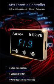 Acclope 9-Drive Electronic Throttle Controller Accelerator Pedal (Blue) for 2008+ Toyota LC200 V6