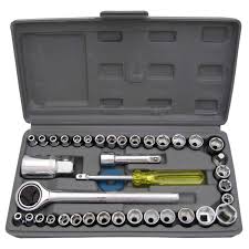 40Pcs Combination Socket Wrench Set