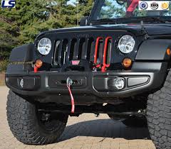 Jeep Jk Wrangler 10th Anniversary Front Bumper Black Powder Coated (steel)-( Jwjk1603-24-1 )