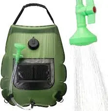 Outdoor Solar Water Bag Camping Shower Bob Camp