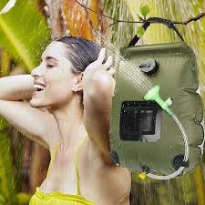 Outdoor Solar Water Bag Camping Shower