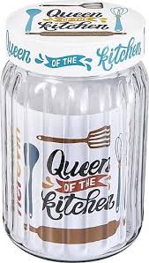 Herevin Embossed Canister Queen Kitchen