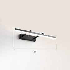 Mirror Lamp 14W 60cm 4000K Black 6880