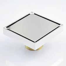 Floor Drainer - Brass Chrome