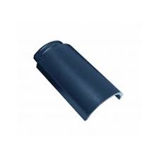 Wave Roof Tile - Ridge Cobalt Blue: