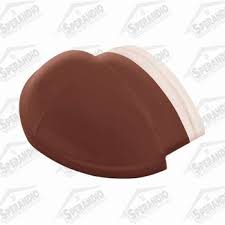 Wave Roof Tile – Ridge End Burgundy: