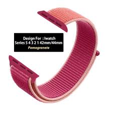Fit -Weave Nylon Braided Band(pomegranate)