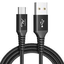 FAST CHARGING USB-C CABLE NYLON BRAIDED CHARGE&DATA SYNC CABLE