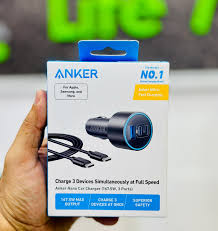 Anker Nano 167.5W, 3 Ports Car Charger (B2737HA1) -Black