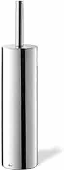 Self Floor Toilet Brush Holder Round - Chrome