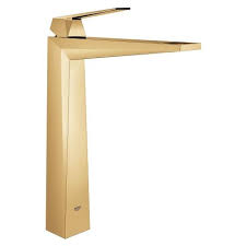 Basin Mixer High ( Brushed Gold)