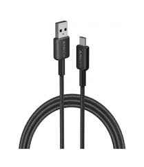 Anker 322 USB-A TO USB-C Braided Cable 3FT (A81H6H11) - Black