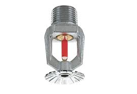 68 Red Pendant Concealed Sprinkler with White Cover
