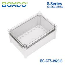 BOXCO ABX ENCLOSURE, TRANSPARENT COVER(190X280X130MM)