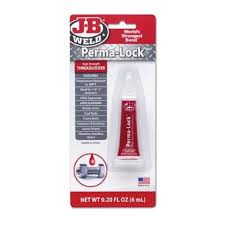 مثبت الخيوط الأحمر JB WELD PERMA LOCK سعة 6 مل