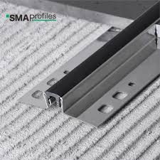Tile Trim – SML224-1B-12.5H-35W Stainless Steel Black with Brushed Silver Insert (12.5mm x 35mm)