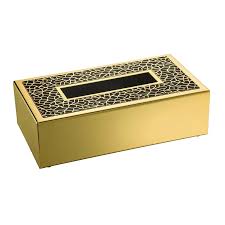 Tissues-box Black Gaudi Square
