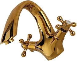 Brass Gold Basin Mixer