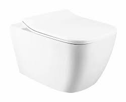 Wall Hung Toilet with UF Seat Cover – White (Model 897):