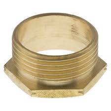 BRASS MALE BUSH HEX HEAD(SHORT)