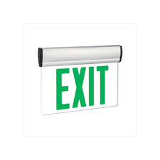 GARRINI EXIT LIGHT AC/DC SINGLE FACE ,GREEN LETTER EXIT LIGHT
