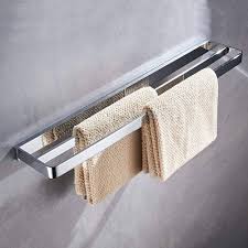 Double Towel Rack 600mm – (chrome)