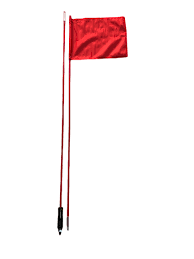 Force Usa Flag Pole Red with Black Mount