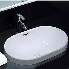 Wash Basin (Model: 1717S, White, 550×365×170mm)