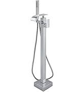 NH08801CP Free-standing Bathtub Mixer – Chrome Finish with Hand Shower