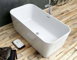 Freestanding Bathtub With Overflow W/o Mixer