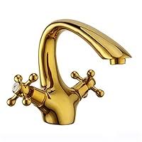 Brass Gold Basin Mixer