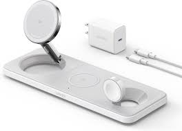 Anker Maggo Wireless Charging Station (15W,3 IN 1 PAD)(B25M1211)-Black