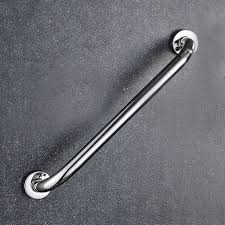 Wall Mount Bathroom Handlebar - Mirror Chrome