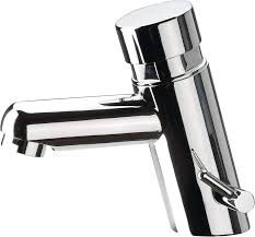 Temporized Mixer Pillat Tap Chrome