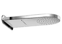 Wall Mounted Head Shower Soffione Parete Cascade Inox