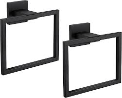 Towel Ring Matt Black