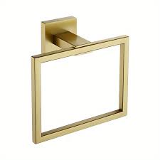 Towel Ring Brushed Gold